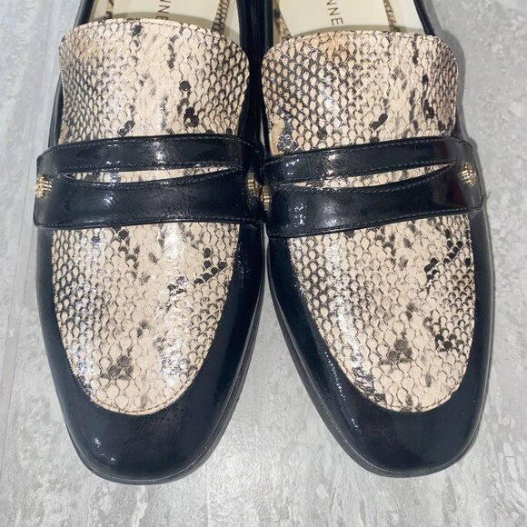 Ann Klein AKVELMA Snake Print Slip-On Loafer Shoes Size 9.5 - Picture 5 of 10